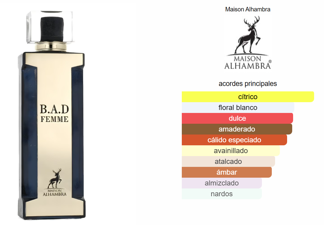 Imagen de MAISON ALHAMBRA - Bad femme
